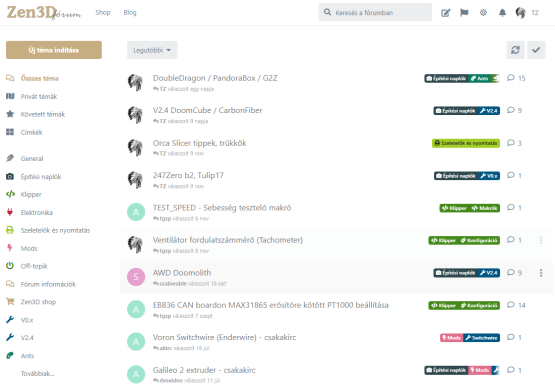 Zen3D Voron forum Zen3D Voron, Klipper forum
